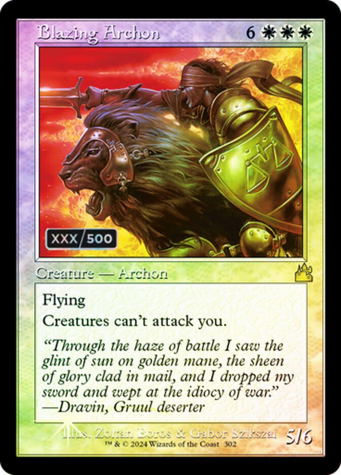 Arconte Flamejante / Blazing Archon - Magic: The Gathering - MoxLand