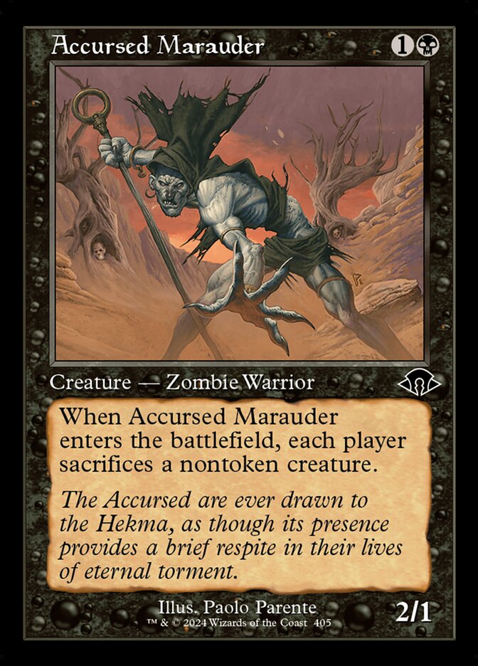 Saqueador Amaldiçoado / Accursed Marauder - Magic: The Gathering - MoxLand