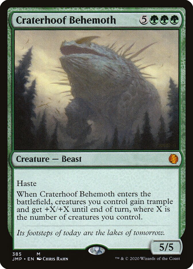 Behemoth Craterópode / Craterhoof Behemoth - Magic: The Gathering - MoxLand