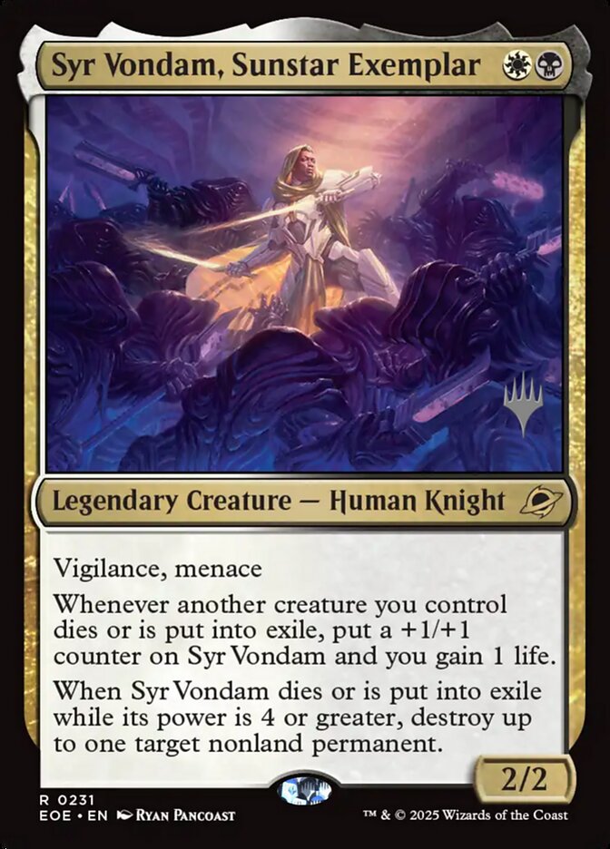 Syr Vondam, Sunstar Exemplar - Magic: The Gathering - MoxLand