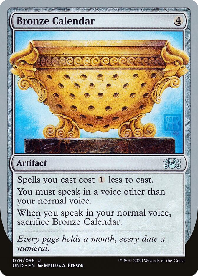 Bronze Calendar / Bronze Calendar - Magic: The Gathering - MoxLand