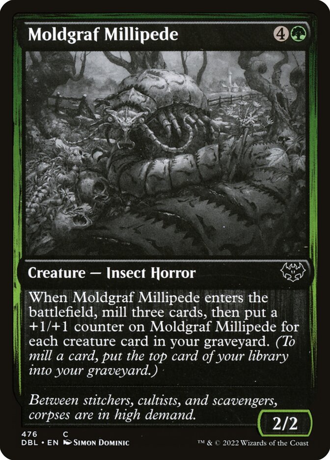 Milípede do Cemitério Bolorento / Moldgraf Millipede - Magic: The Gathering - MoxLand