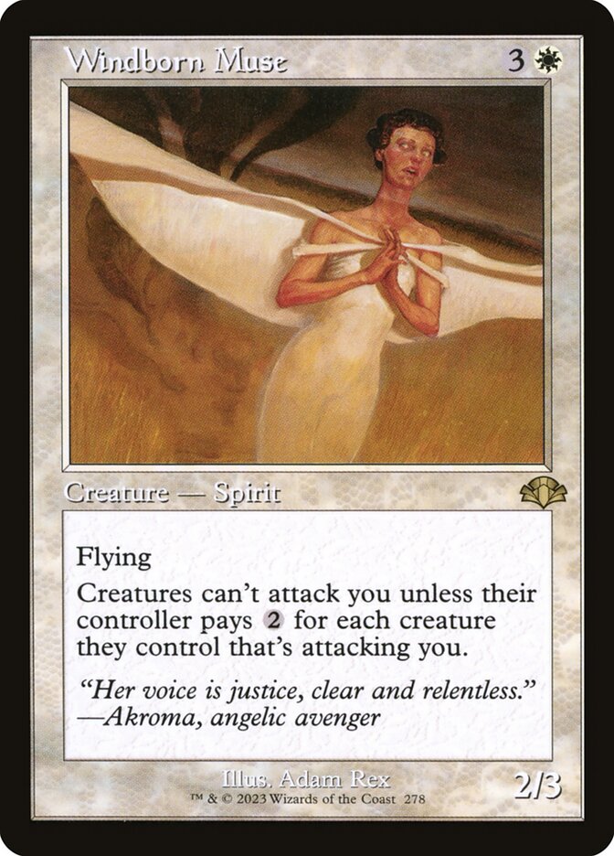 Musa Nascida do Vento / Windborn Muse - Magic: The Gathering - MoxLand