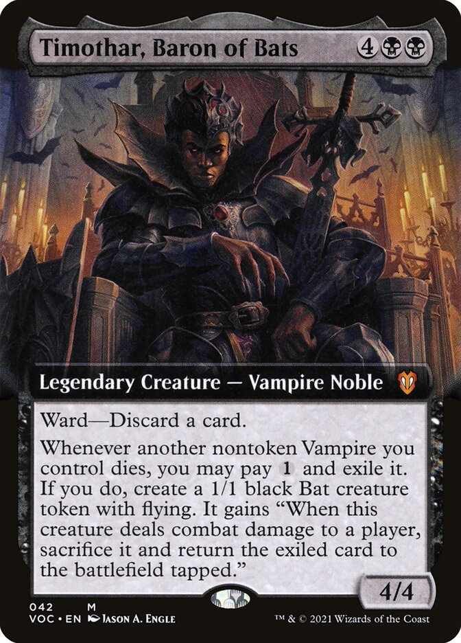 Timothar, Barão dos Morcegos / Timothar, Baron of Bats - Magic: The Gathering - MoxLand