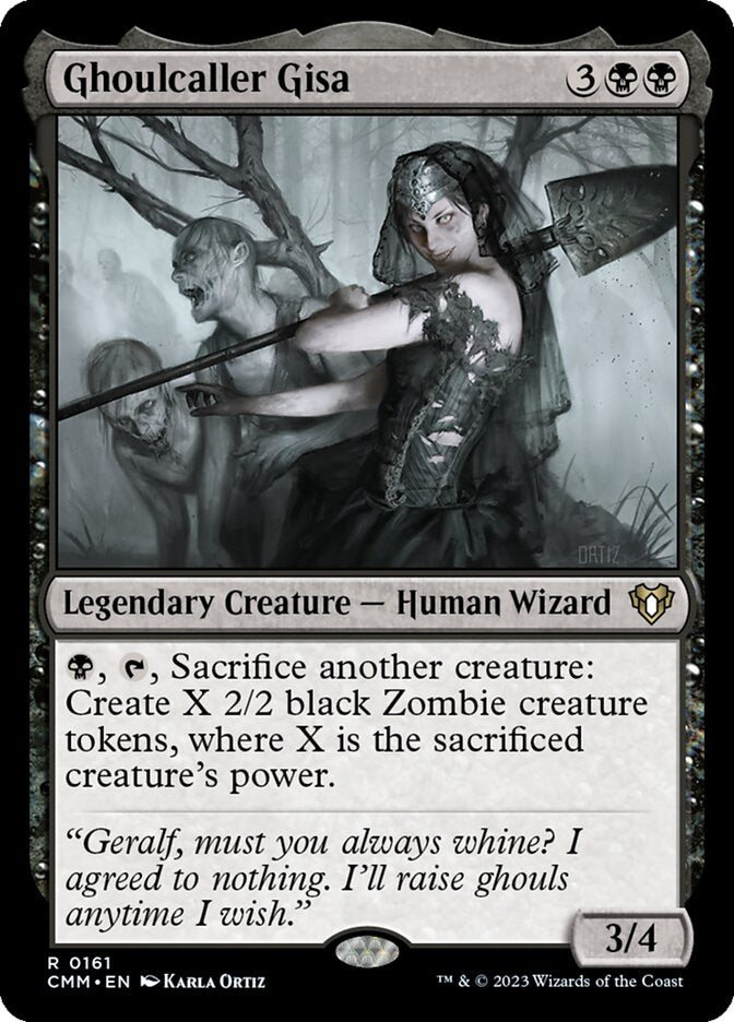 Gisa, Invocadora de Carniçais / Ghoulcaller Gisa - Magic: The Gathering - MoxLand