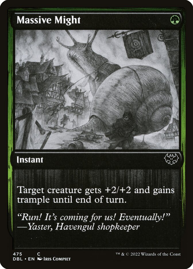 Força Possante / Massive Might - Magic: The Gathering - MoxLand