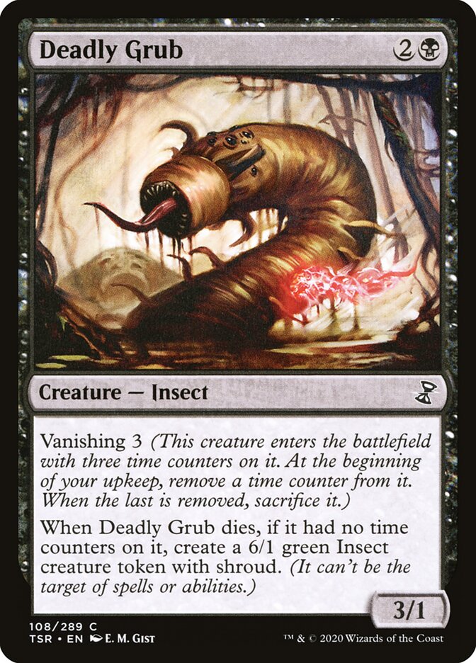 Larva Mortífera / Deadly Grub - Magic: The Gathering - MoxLand