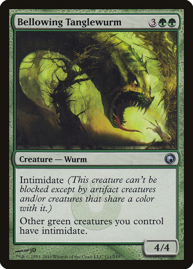 Vorme do Emaranhado Ululante / Bellowing Tanglewurm - Magic: The Gathering - MoxLand