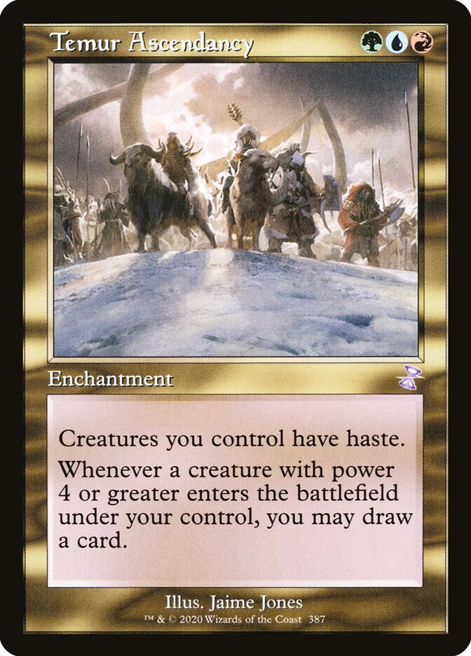 Ascendência Temur / Temur Ascendancy - Magic: The Gathering - MoxLand