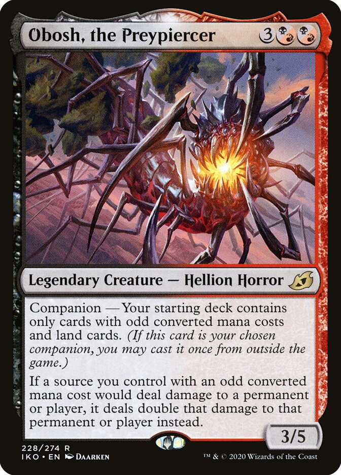 Obosh, o Furapresa / Obosh, the Preypiercer - Magic: The Gathering - MoxLand