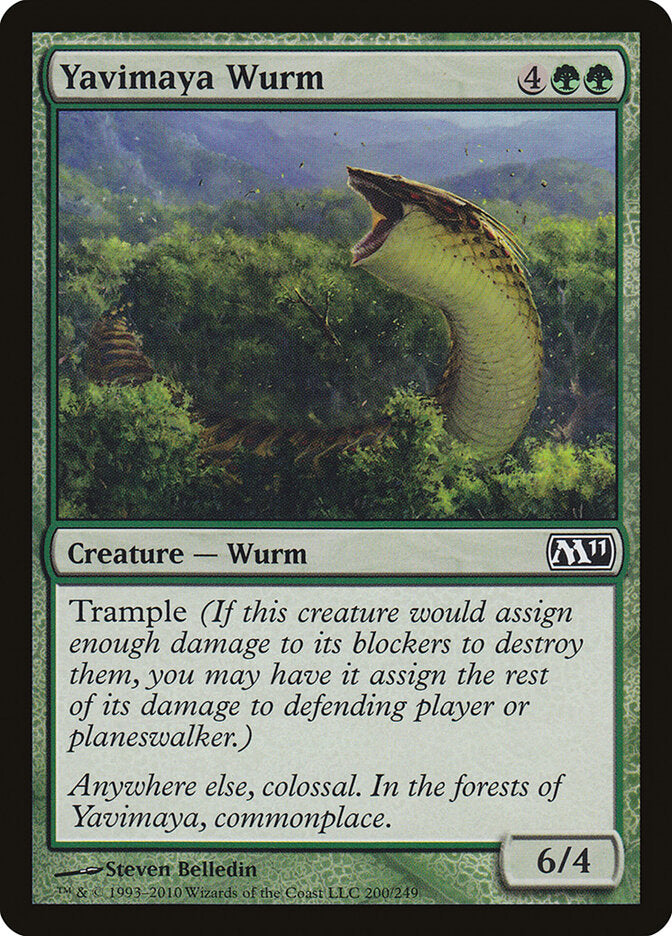 Vorme de Yavimaya / Yavimaya Wurm - Magic: The Gathering - MoxLand