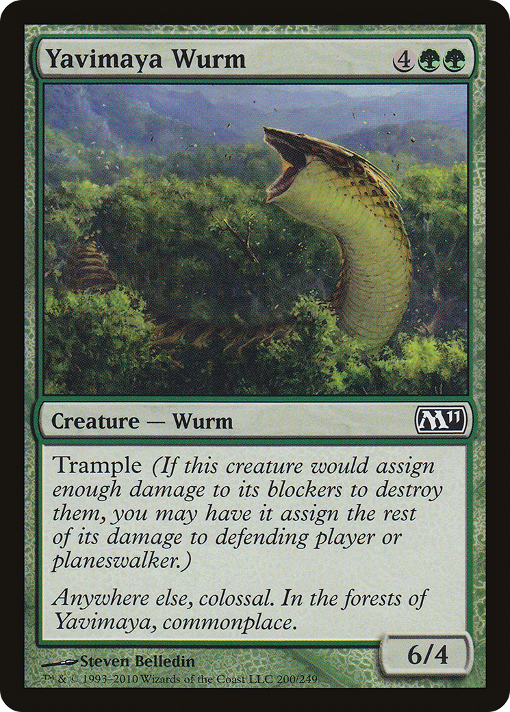 Vorme de Yavimaya / Yavimaya Wurm - Magic: The Gathering - MoxLand
