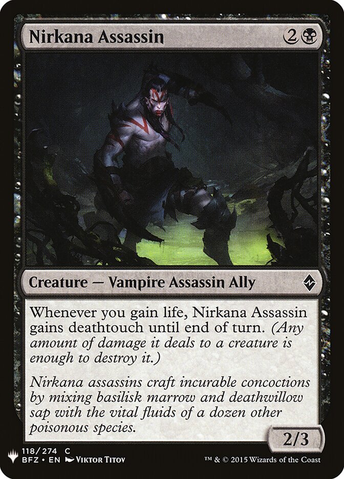 Assassino Nirkana / Nirkana Assassin - Magic: The Gathering - MoxLand