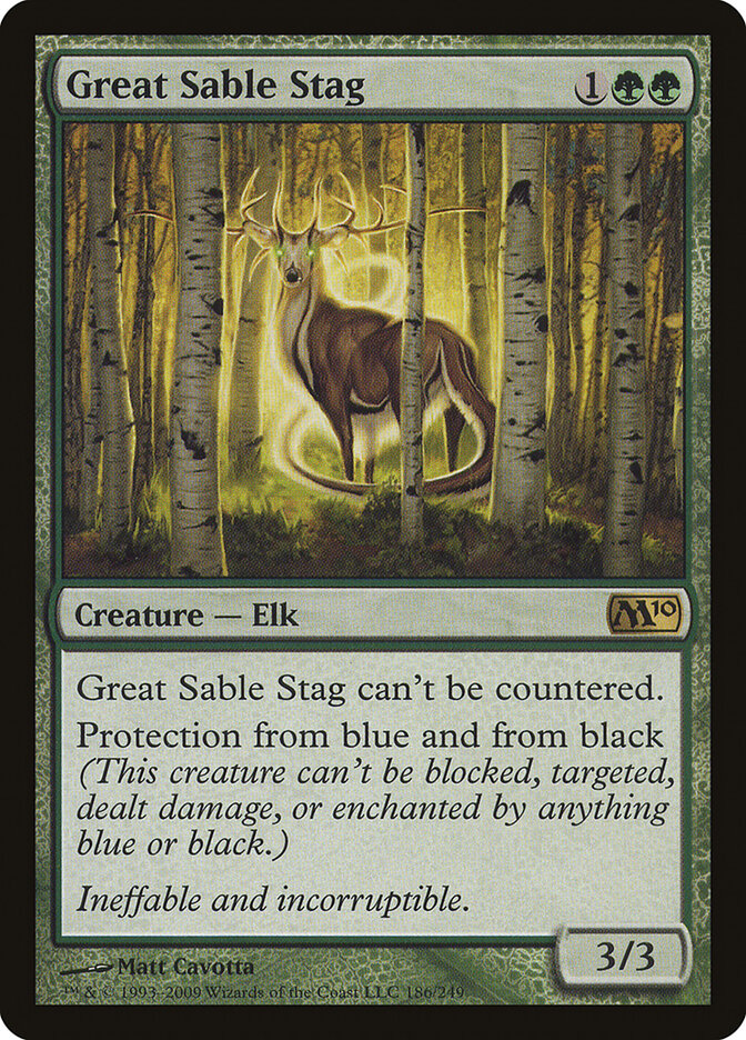 Grande Palanca Vermelha / Great Sable Stag - Magic: The Gathering - MoxLand
