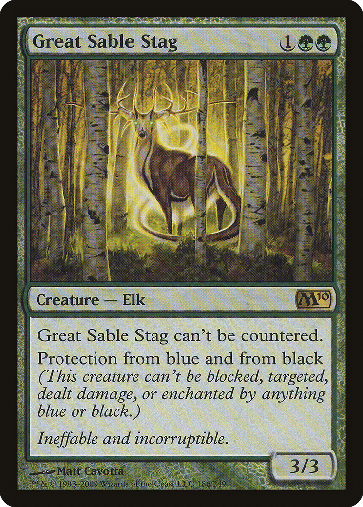 Grande Palanca Vermelha / Great Sable Stag - Magic: The Gathering - MoxLand