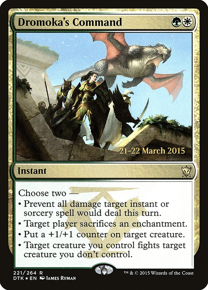 Comando de Dromoka / Dromoka's Command - Magic: The Gathering - MoxLand