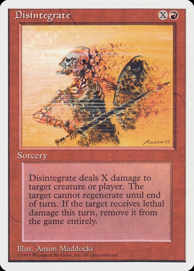 Desintegrar / Disintegrate - Magic: The Gathering - MoxLand