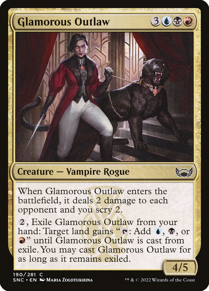 Fora da Lei Glamourosa / Glamorous Outlaw - Magic: The Gathering - MoxLand