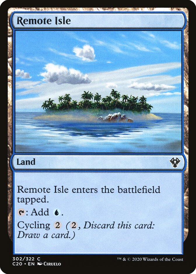 Ilha Remota / Remote Isle - Magic: The Gathering - MoxLand