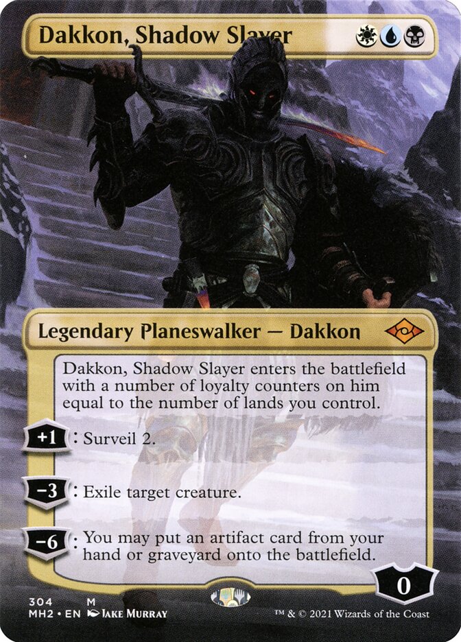 Dakkon, Matador da Sombra / Dakkon, Shadow Slayer - Magic: The Gathering - MoxLand
