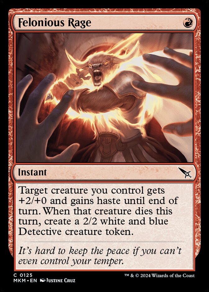 Fúria Criminosa / Felonious Rage - Magic: The Gathering - MoxLand
