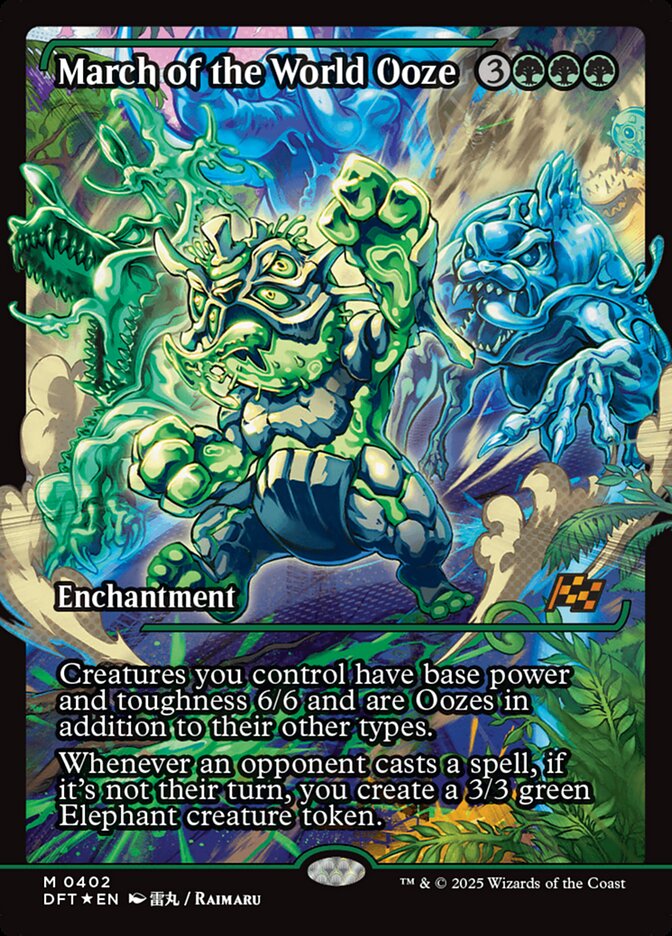 Marcha do Lodo Mundial / March of the World Ooze - Magic: The Gathering - MoxLand