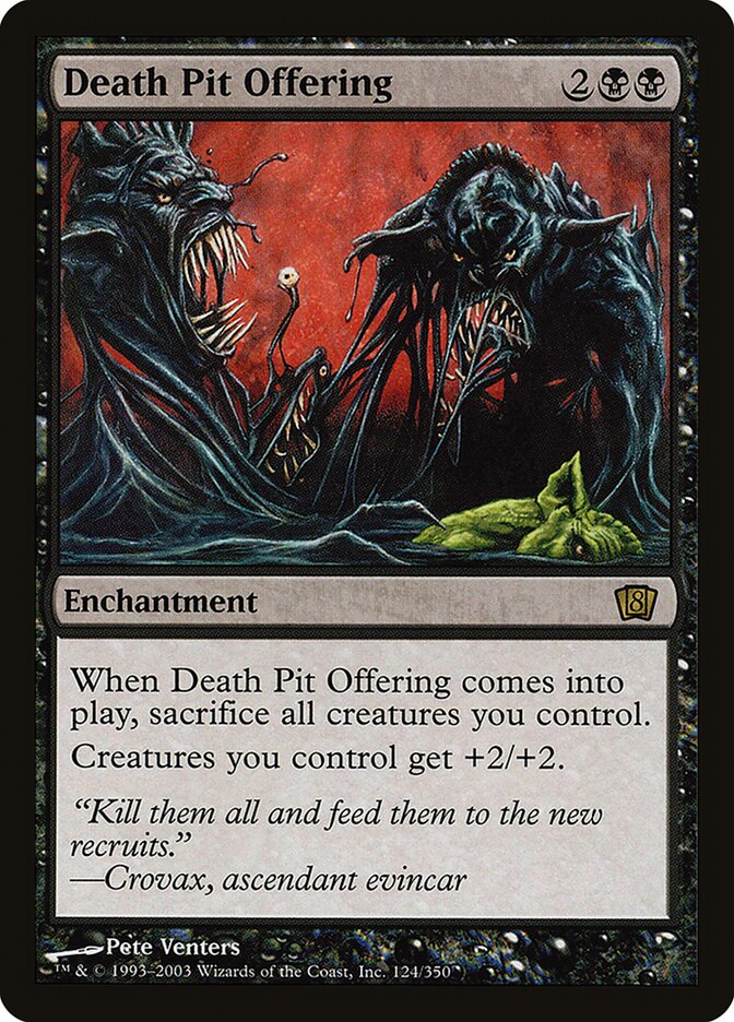Oferenda do Fosso da Morte / Death Pit Offering - Magic: The Gathering - MoxLand