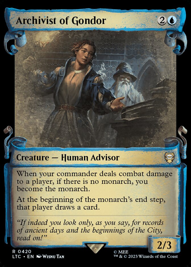 Arquivista de Gondor / Archivist of Gondor - Magic: The Gathering - MoxLand