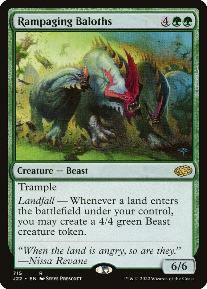 Baloths Enfurecidos / Rampaging Baloths - Magic: The Gathering - MoxLand