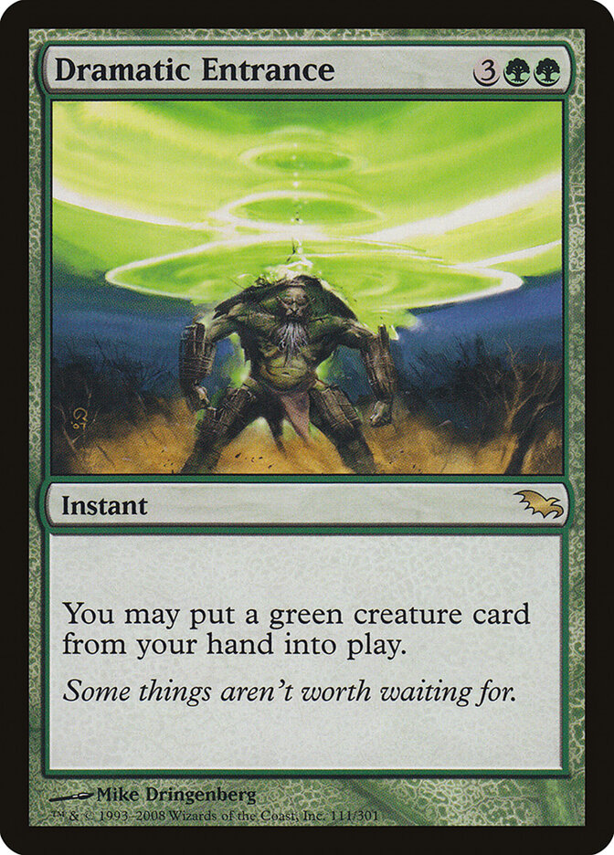 Entrada Dramática / Dramatic Entrance - Magic: The Gathering - MoxLand