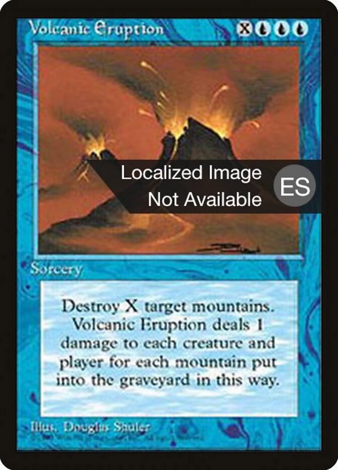 Erupção Vulcânica / Volcanic Eruption - Magic: The Gathering - MoxLand