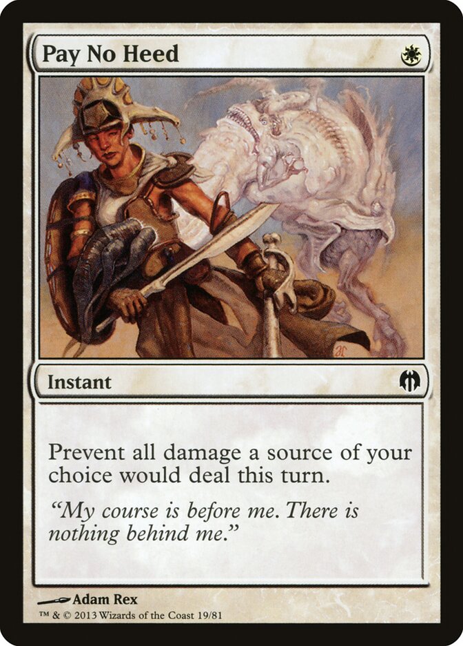 Desconsiderar / Pay No Heed - Magic: The Gathering - MoxLand
