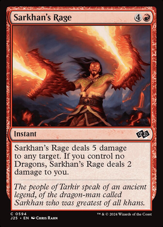 Fúria de Sarkhan / Sarkhan's Rage - Magic: The Gathering - MoxLand