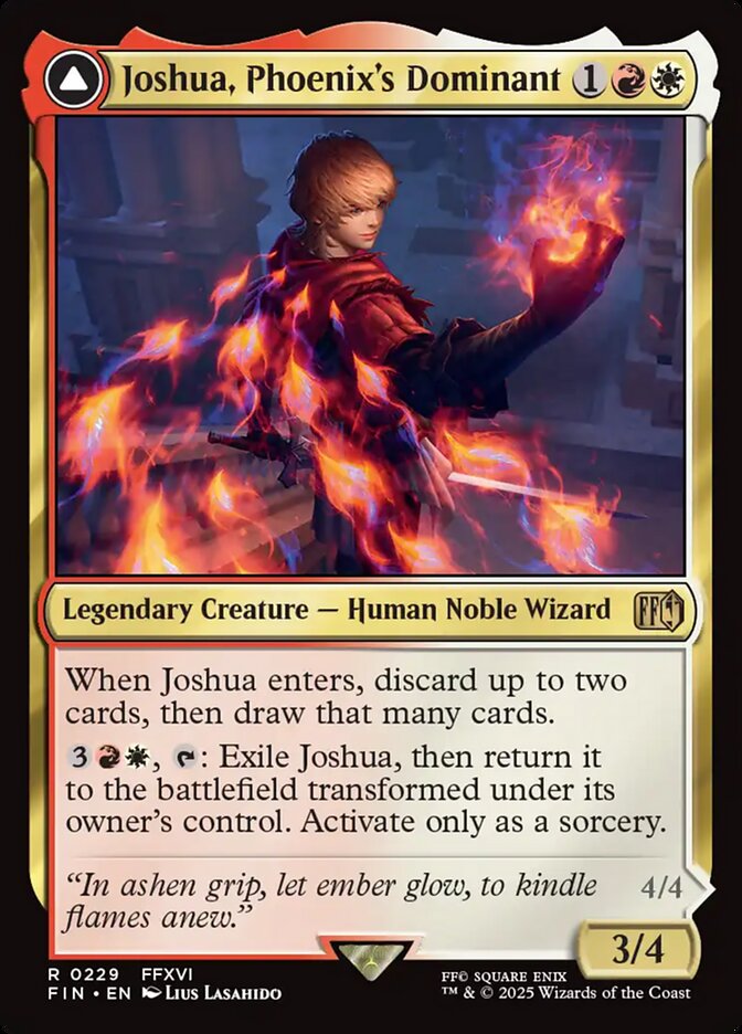 Joshua, Dominante da Fênix / Joshua, Phoenix's Dominant - Magic: The Gathering - MoxLand