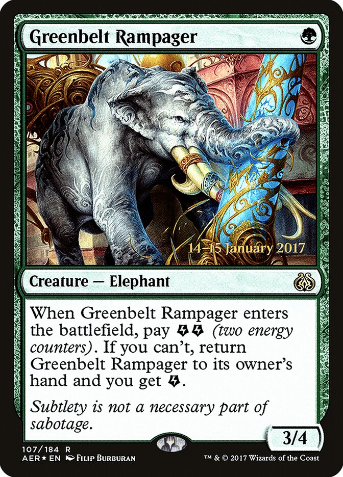 Furioso do Cinturão Verde / Greenbelt Rampager - Magic: The Gathering - MoxLand