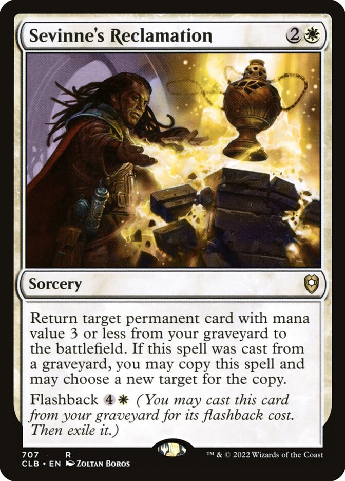 Reivindicação de Sevinne / Sevinne's Reclamation - Magic: The Gathering - MoxLand