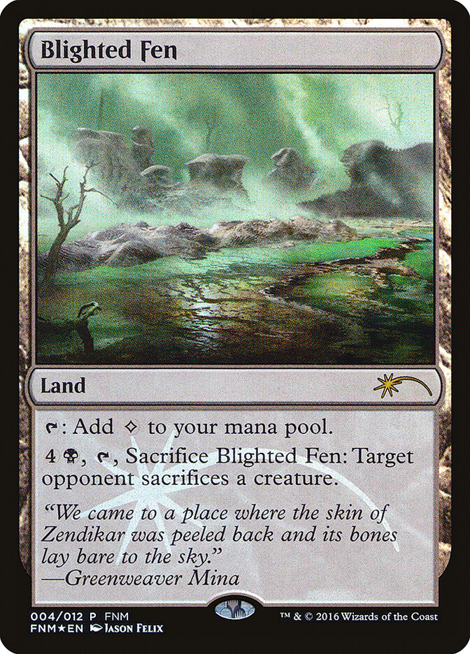 Charco Flagelado / Blighted Fen - Magic: The Gathering - MoxLand