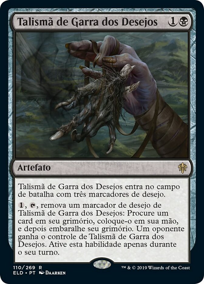 Talismã de Garra dos Desejos / Wishclaw Talisman - Magic: The Gathering - MoxLand