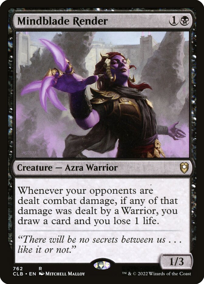 Laceradora da Lâmina Mental / Mindblade Render - Magic: The Gathering - MoxLand