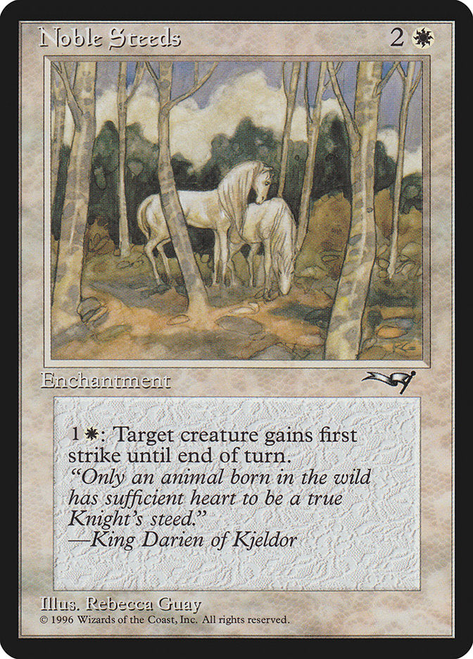 Corcéis Majestosos / Noble Steeds - Magic: The Gathering - MoxLand