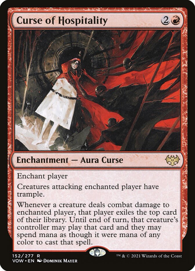 Maldição da Hospitalidade / Curse of Hospitality - Magic: The Gathering - MoxLand
