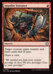 Chegada Grosseira / Impolite Entrance - Magic: The Gathering - MoxLand