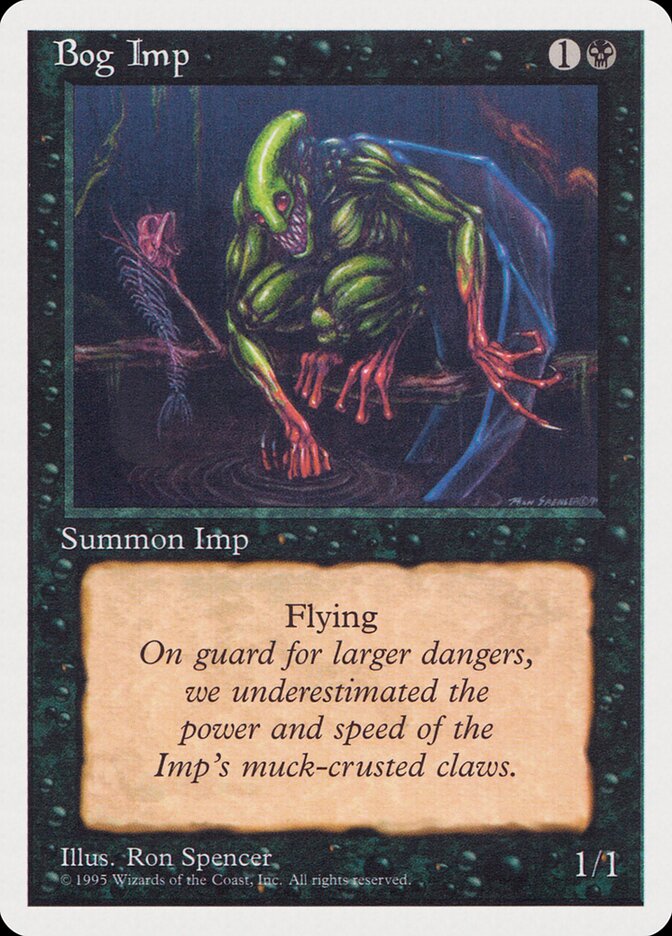 Diabrete do Pântano / Bog Imp - Magic: The Gathering - MoxLand
