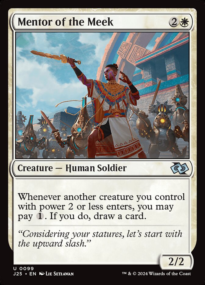 Mentor dos Humildes / Mentor of the Meek - Magic: The Gathering - MoxLand