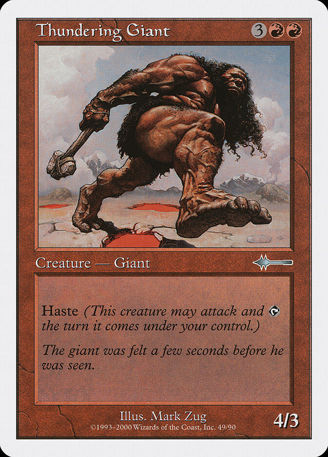 Gigante Trovejante / Thundering Giant - Magic: The Gathering - MoxLand
