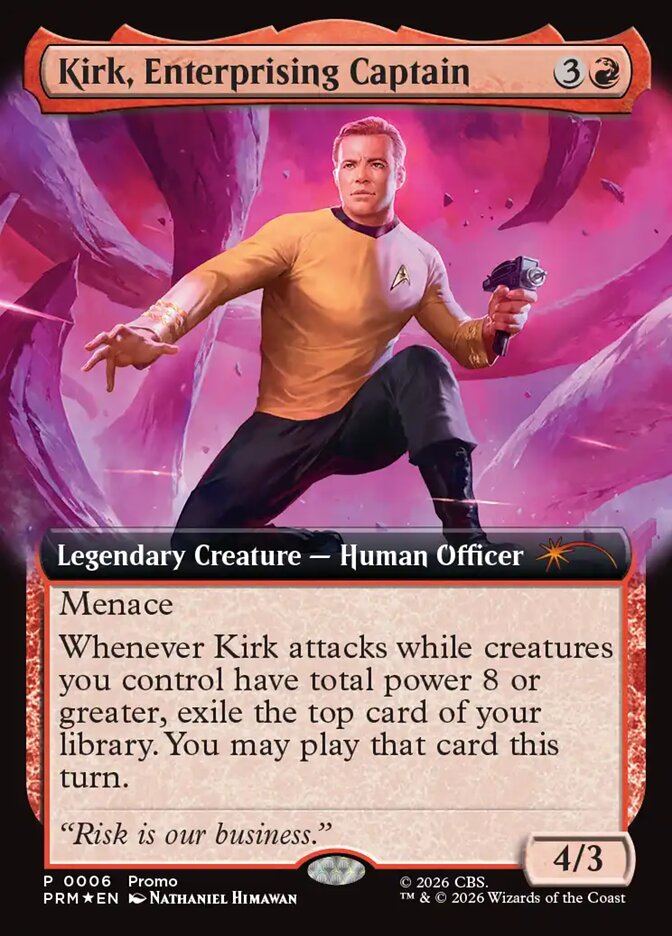 Kirk, Enterprising Captain - Magic: The Gathering - MoxLand