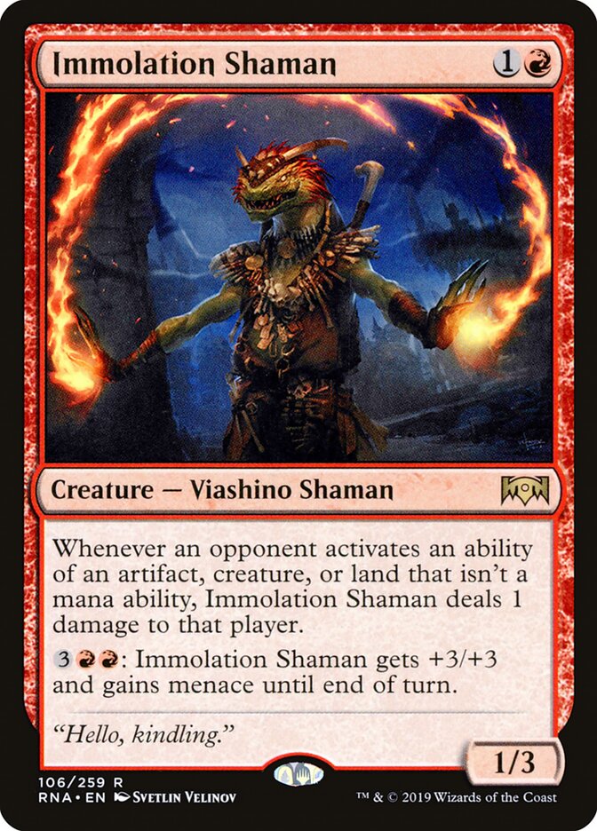 Xamã da Imolação / Immolation Shaman - Magic: The Gathering - MoxLand