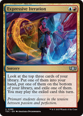 Iteração Expressiva / Expressive Iteration - Magic: The Gathering - MoxLand