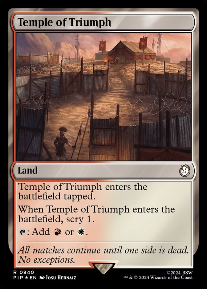 Templo do Triunfo / Temple of Triumph - Magic: The Gathering - MoxLand