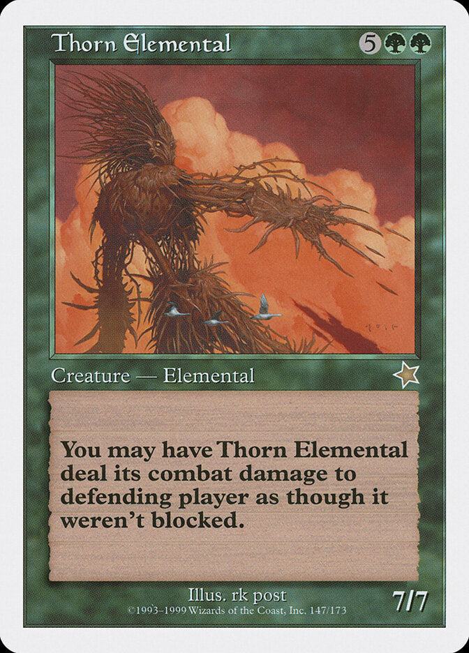 Elemental dos Espinhos / Thorn Elemental - Magic: The Gathering - MoxLand